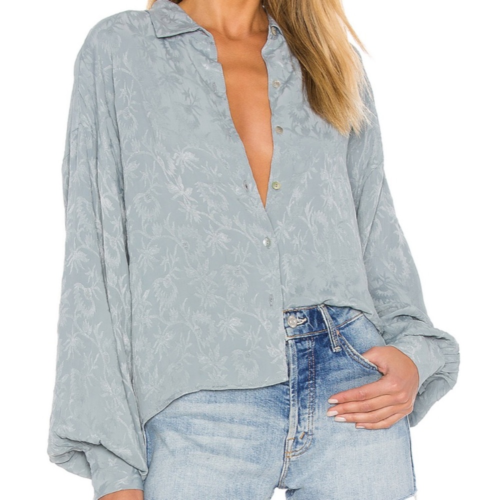 Amuse Society maya bay woven blouse